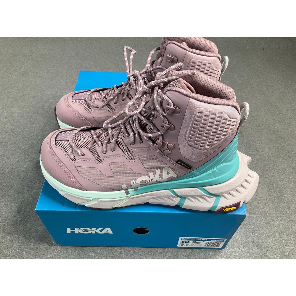 HOKA ONE ONE TenNine Hike GTX Hiking Boot Elderberry/Coastal Shade Womens US 8
